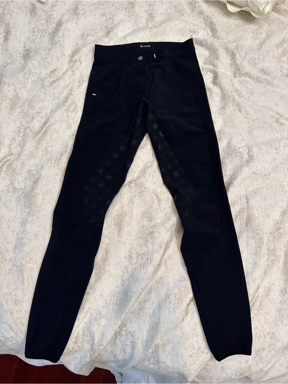 HORZE Black full seat riding breeches